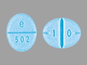 Image 1 - Imprint e 502 1 0 - amphetamine/dextroamphetamine 10 mg