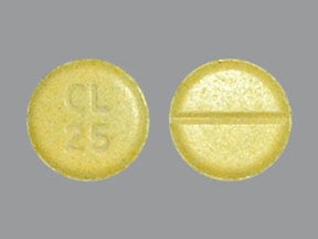 Imprint CL 25 - Xenazine 25 mg