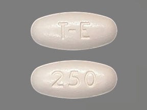 Imprint T-E 250 - Xermelo 250 mg