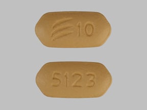 Imprint 5123 Logo 10 - prasugrel 10 mg