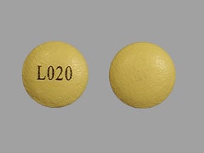 Imprint L020 - rabeprazole 20 mg