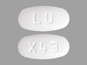 Imprint LU X43 - armodafinil 150 mg