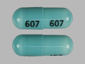 Image 1 - Imprint 607 - chlordiazepoxide/clidinium 5 mg / 2.5 mg