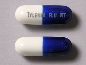 Image 1 - Imprint TYLENOL FLU NT - acetaminophen/diphenhydramine/pseudoephedrine acetaminophen 500 mg / diphenhydramine 25 mg / pseudoephedrine 30 mg
