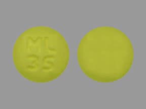 Image 1 - Imprint ML 35 - olanzapine 5 mg