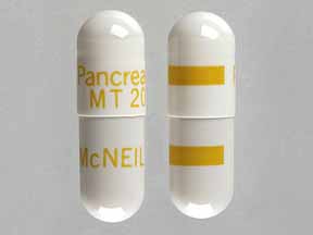 Image 1 - Imprint McNEIL Pancrease MT 20 - Pancrease MT 20 56000 U / 20000 U / 44000 U