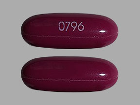 Image 1 - Imprint 0796 - CitraNatal Harmony Prenatal Multivitamins with Folic Acid 1 mg and Docusate