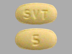 Image 1 - Imprint SVT 5 - simvastatin 5 mg