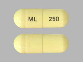 Imprint ML 250 - mefenamic acid 250 mg