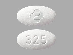 Pill Finder: Logo (Merck) 325 White Elliptical / Oval - Medicine.com