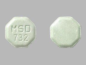 Imprint MSD 732 - Mevacor 40 mg