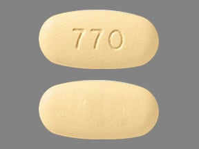 Imprint 770 - Zepatier elbasvir 50 mg / grazoprevir 100 mg