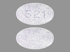 Image 1 - Imprint 521 - Sinemet CR 50 mg / 200 mg