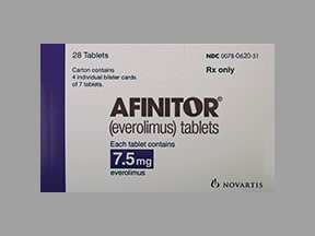 Imprint NVR 7P5 - Afinitor 7.5 mg