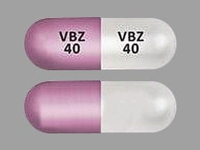 Imprint VBZ 40 VBZ 40 - Ingrezza 40 mg