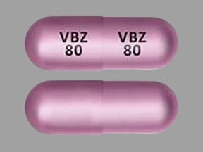 Imprint VBZ 80 VBZ 80 - Ingrezza 80 mg