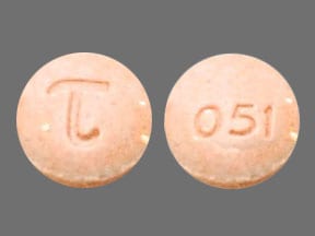 Image 1 - Imprint T 051 - benzphetamine 25 mg