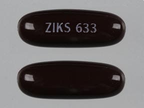 Image 1 - Imprint ZIKS 633 - Hematogen Forte ferrous fumarate 460 mg / ascorbic acid 60 mg / folic acid 1 mg / cyanocobalamin / 10 mcg