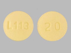 Image 1 - Imprint L113 20 - famotidine 20 mg