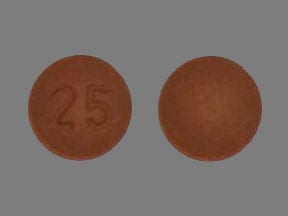 Imprint 25 - quetiapine 25 mg