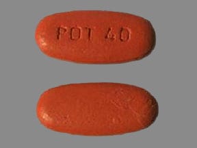 Imprint POT 40 - Pexeva 40 mg