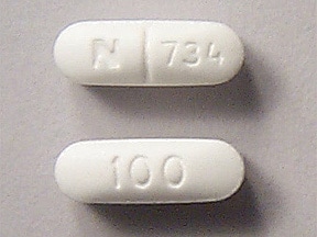 Image 1 - Imprint 100 N 734 - metoprolol 100 mg