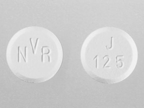 Imprint NVR J 125 - Exjade 125 mg