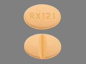 Imprint RX121 - valsartan 40 mg