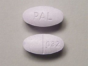Imprint PAL 032 - acetaminophen/caffeine/dihydrocodeine acetaminophen 712.8 mg / caffeine 60 mg / dihydrocodeine bitartrate 32 mg