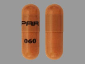 Imprint PAR 060 - trientine 250 mg