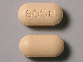 Imprint 6058 - glyburide/metformin 2.5 mg / 500 mg