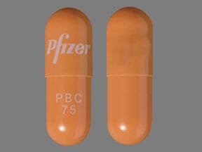 Imprint Pfizer PBC 75 - Ibrance 75 mg