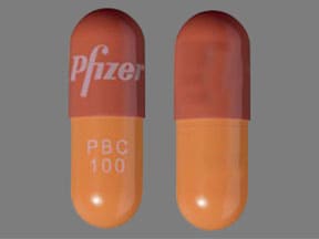 Imprint Pfizer PBC 100 - Ibrance 100 mg