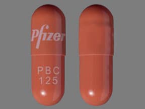 Imprint Pfizer PBC 125 - Ibrance 125 mg