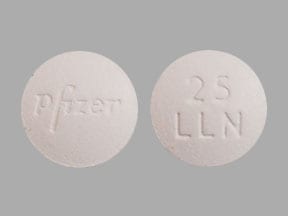 Imprint Pfizer 25 LLN - Lorbrena 25 mg