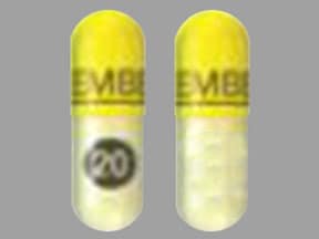 Image 1 - Imprint EMBEDA 20 - Embeda morphine 20 mg / naltrexone 0.8 mg