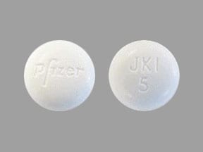 Image 1 - Imprint Pfizer JKI 5 - Xeljanz 5 mg