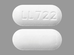 Image 1 - Imprint LL 722 - Allzital acetaminophen 325 mg / butalbital 25 mg