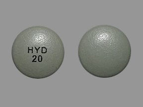 Imprint HYD 20 - Hysingla ER 20 mg