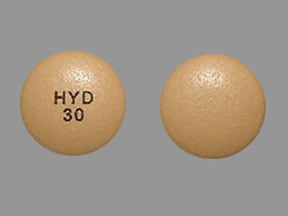 Imprint HYD 30 - Hysingla ER 30 mg