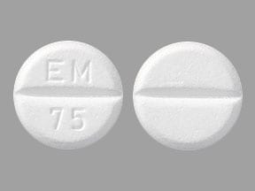 Image 1 - Imprint EM 75 - Euthyrox 75 mcg