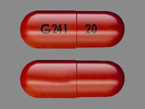 Imprint G 241 20 - Absorica 20 mg