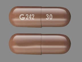 Imprint G 242 30 - Absorica 30 mg