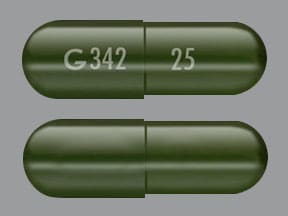 Image 1 - Imprint G342 25 - Absorica 25 mg