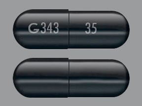 Imprint G343 35 - Absorica 35 mg