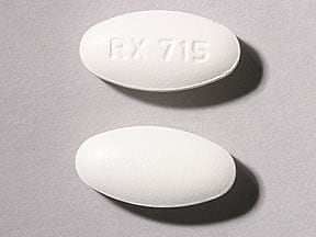 Imprint RX 715 - ofloxacin 300 mg
