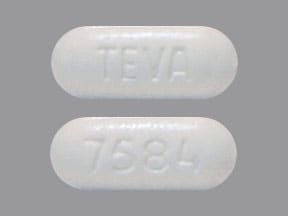 Imprint TEVA 7584 - ezetimibe/simvastatin 10 mg / 10 mg