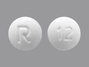 Imprint R 12 - Desoxyn 5 mg
