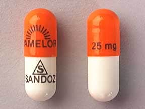 Image 1 - Imprint logo PAMELOR 25 mg logo SANDOZ - Pamelor 25 mg