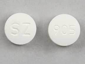 Imprint SZ 905 - cetirizine 5 mg